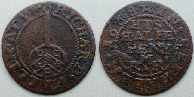 Old Bethlem, Richard Mallin 1668 halfpenny